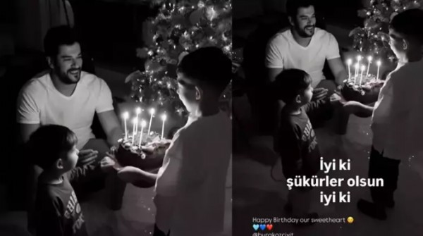 Burak Özçivit'ten aile paylaşımı!